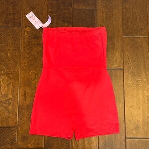 Wild Fable Red / orange Women's tube one piece outfit NWT